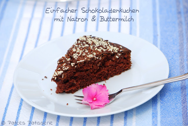 Einfacher Schokoladenkuchen mit Buttermilch &amp; Natron