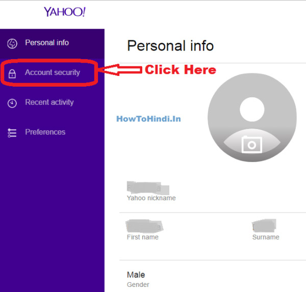 how to change mobile number in yahoo mail account