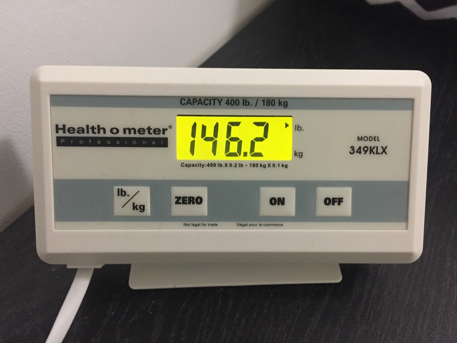 Health O Meter Floor Scale, Read Out Loud Weight Measurement, 400 lbs