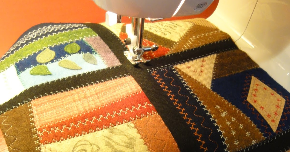 QBITS WOOL CRAZY QUILT