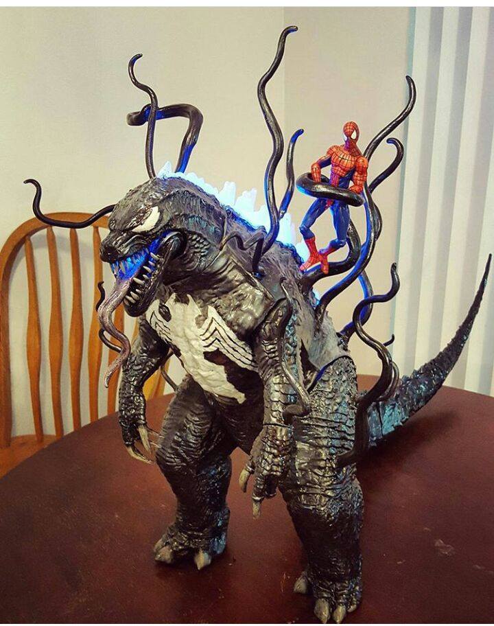 Venomzilla actions figures.