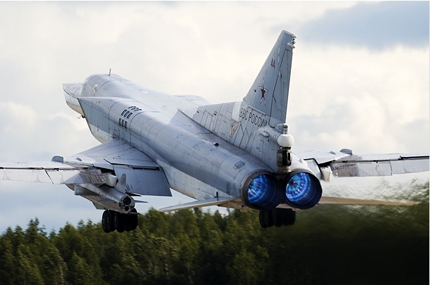 Russian Tu 22 Tupolev Backfire Supersonic Strategic Bomber