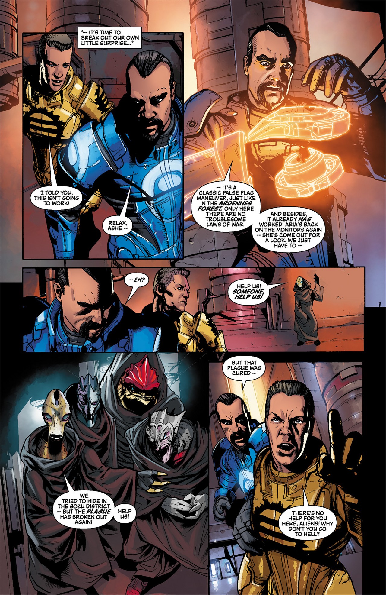 Read online Mass Effect: Invasion comic -  Issue #4 - 14