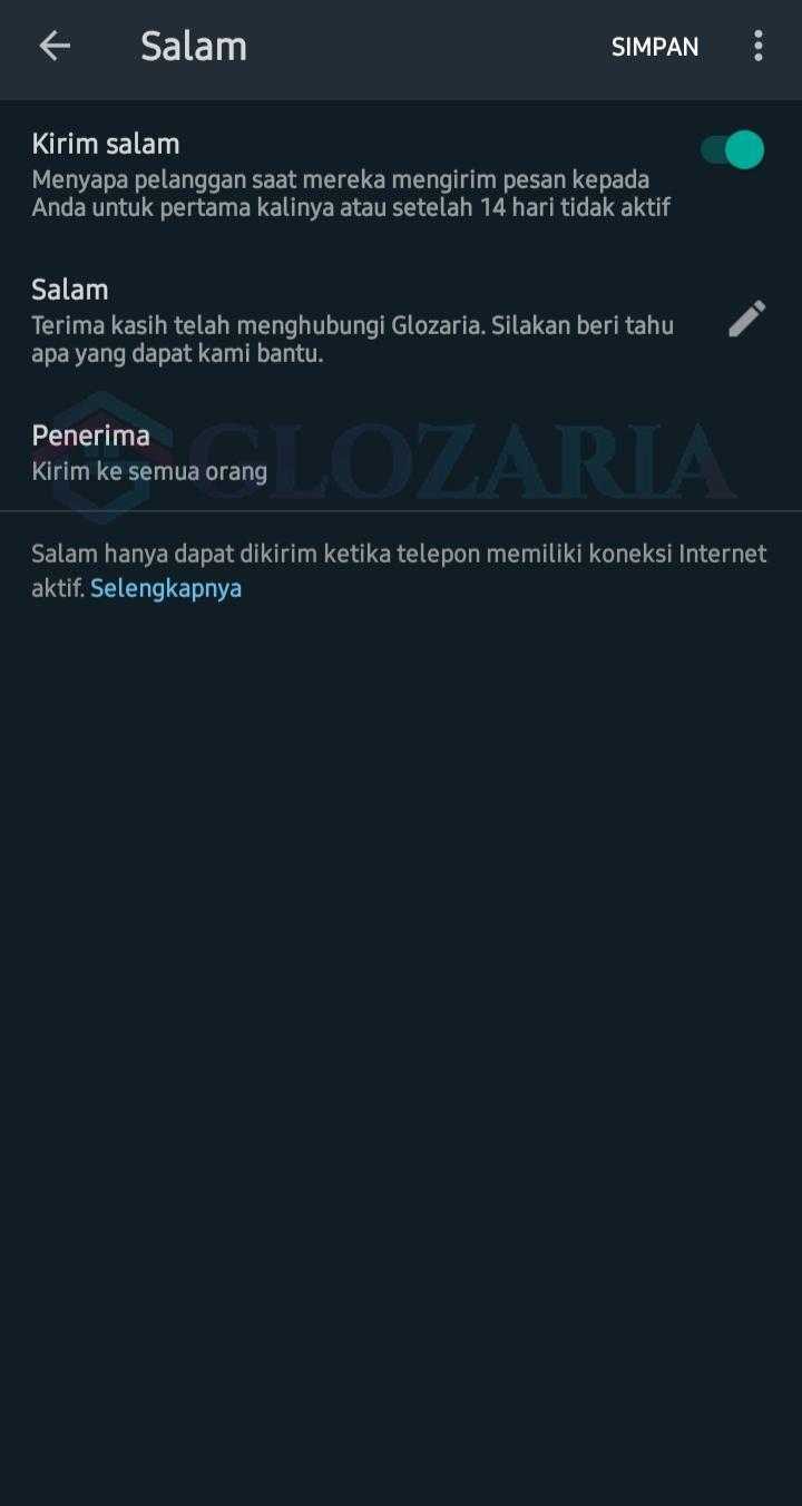 Membuat Pesan Otomatis Di Whatsapp Bisnis Dengan Contoh Jawaban Dan Kata Salam Glozaria