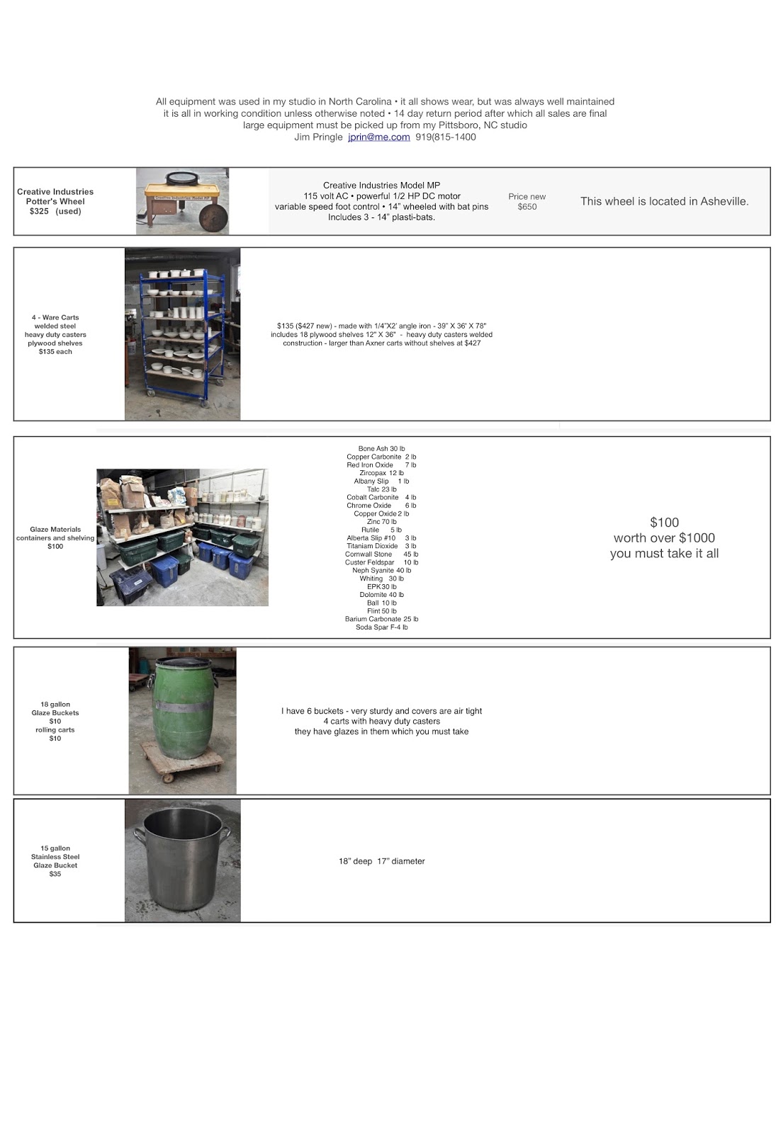 creative industries pottery wheel model mp