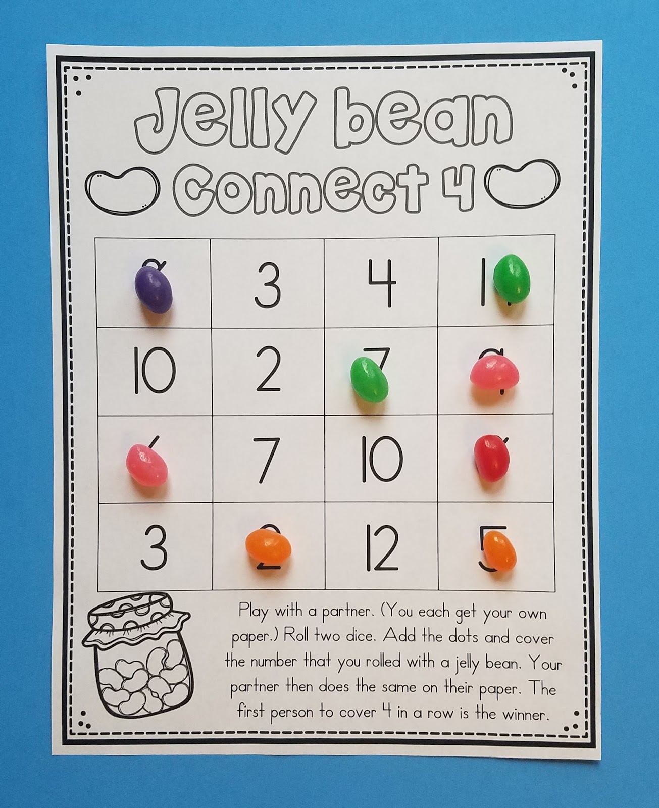 Jelly Bean Row >> 10 Jelly Bean Math Activities | Mrs. McGinnis' Little Zizzers Jelly Bean Row >> 10 Jelly Bean Math Activities | Mrs. McGinnis' Little Zizzers