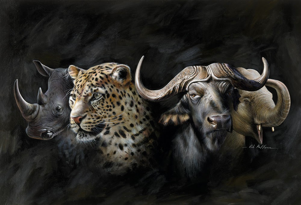 Animals Paintings By "Rob Hefferan" 1968