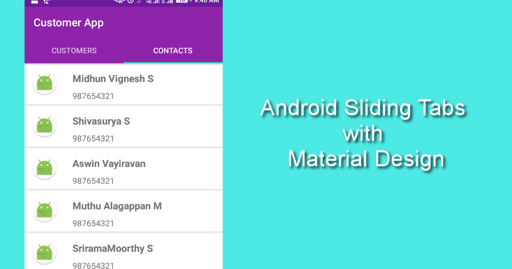 Android TabLayout Tutorial - Material Design Support Library ~ i-visionblog