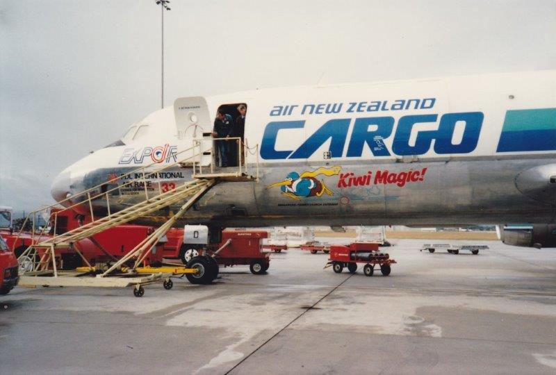 AIR NEW ZEALAND's FLIGHT ENGINEERS DOUGLAS DC8 ERA