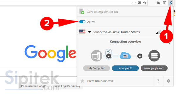 mengaktifkan anonymox mengaktifkan anonymox