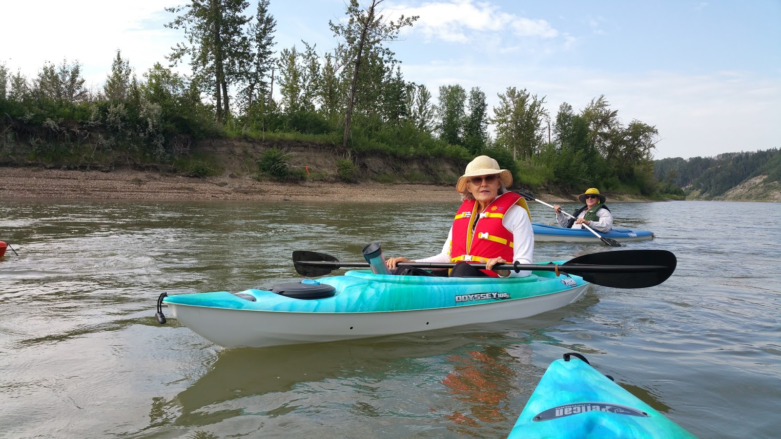 Polski MęskoDamski Klub Wysokogórski w Edmonton Kayaking on North