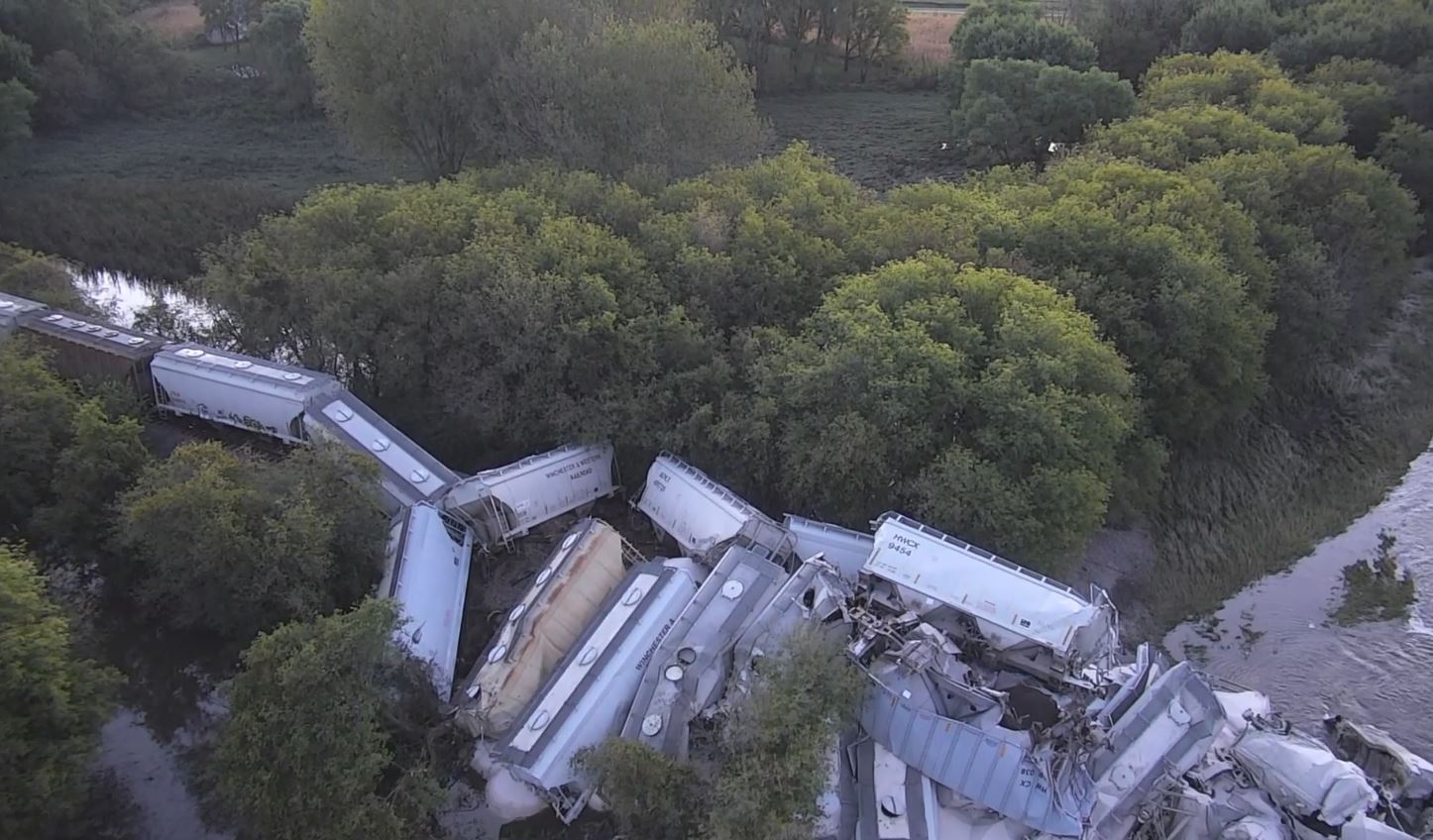 MEC&F Expert Engineers A Union Pacific train derailed in Alton, Iowa