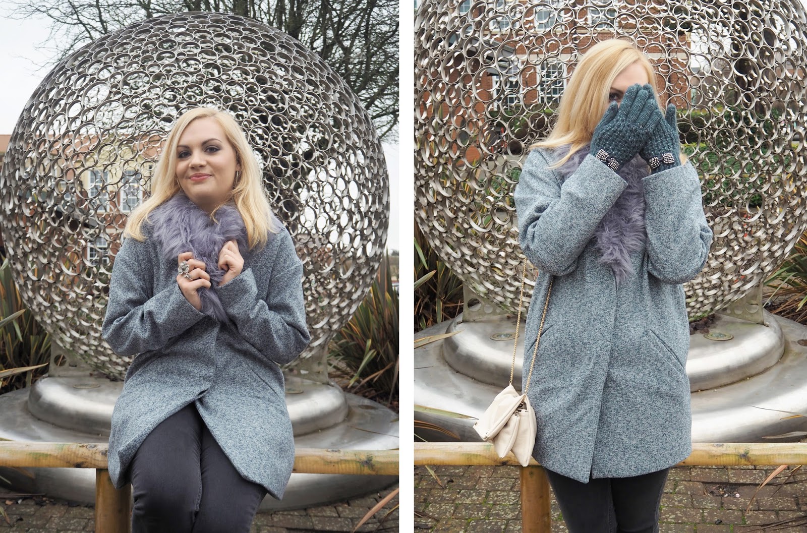 Grey Days & Silver Orbs: Outfit | Katie Kirk Loves 