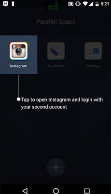 For Example Instagram 