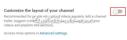 Cara Membuat Section pada Channel YouTube