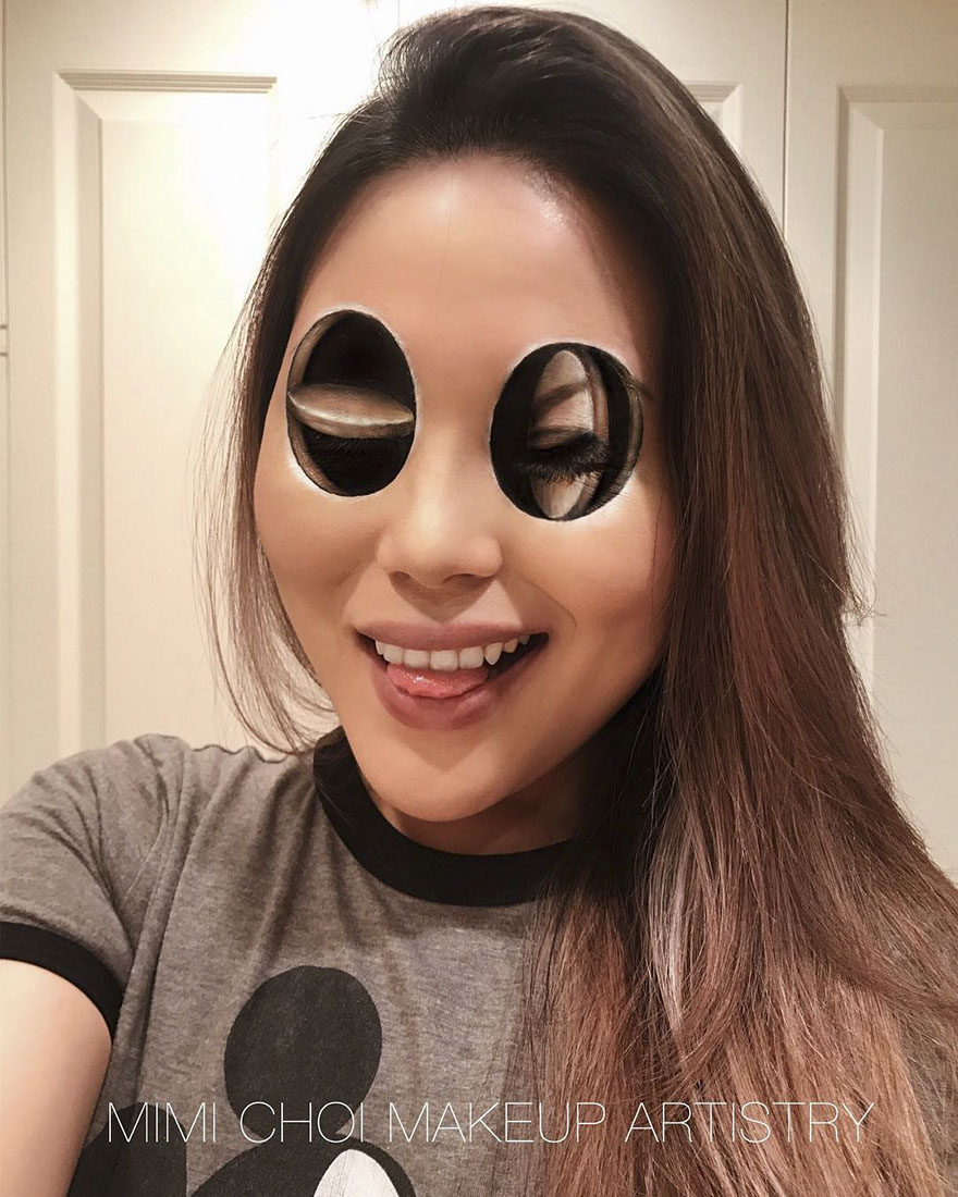#7 - Woman Gives Up Teaching To Create Optical Illusions With Makeup, And It’s Messing With Our Minds #7 - Woman Gives Up Teaching To Create Optical Illusions With Makeup, And It’s Messing With Our Minds