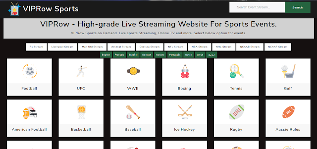 VIPRow Websites To Watch Or Stream Free Live Football Matches Online
