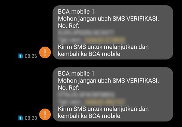 Gagal Kirim Sms Verifikasi Aktivasi Bca Mobile