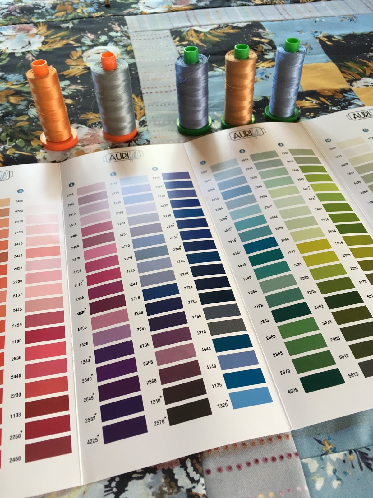 PamelaQuilts Choosing Thread Color for the Quilting