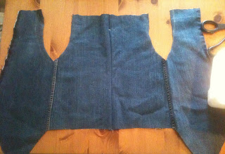 A little Thrifty life: Turn Jeans into a Waistcoat