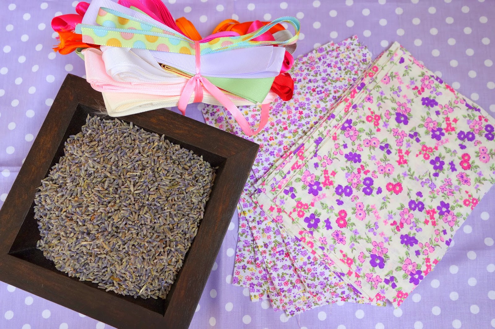 Pasture Living DIY Dried Lavender Potpourri Pouches