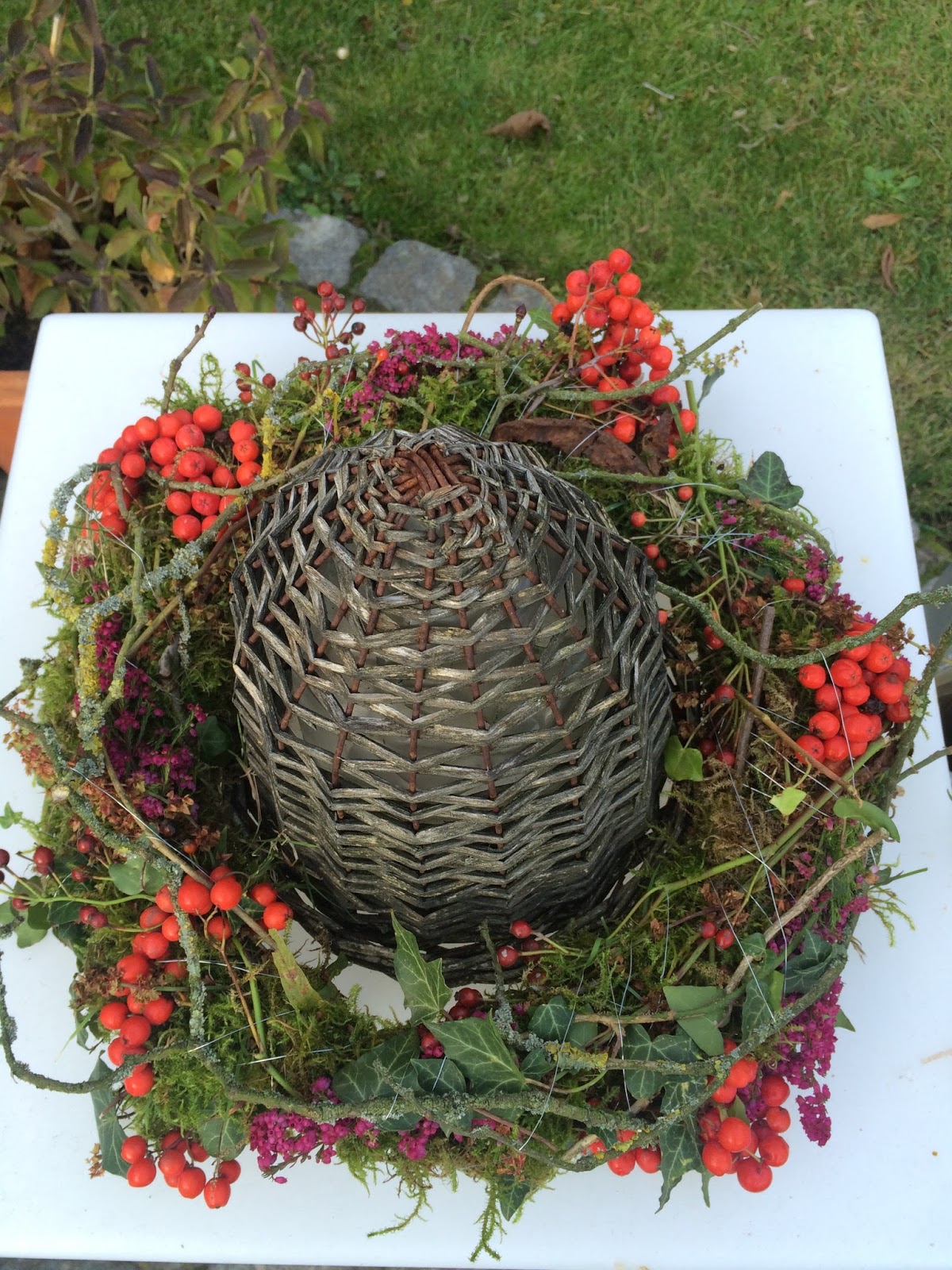 Kranz Aus Korkenzieherhasel Binden Unser Kleiner Mikrokosmos Herbstkr 228 Nze Teil 2
