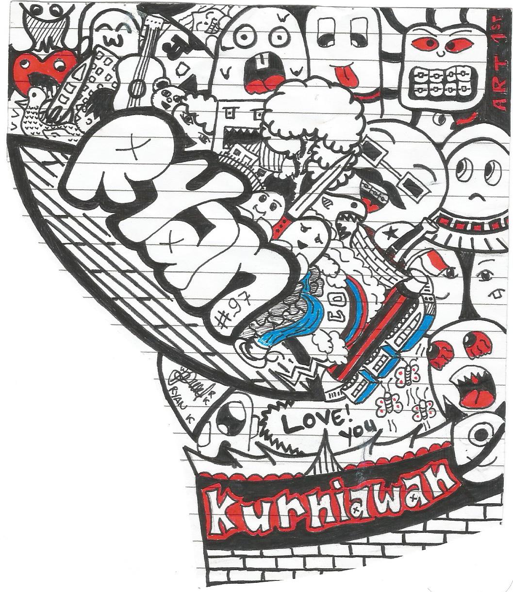 Gambar Grafiti Doodle Nama | Sobgrafiti