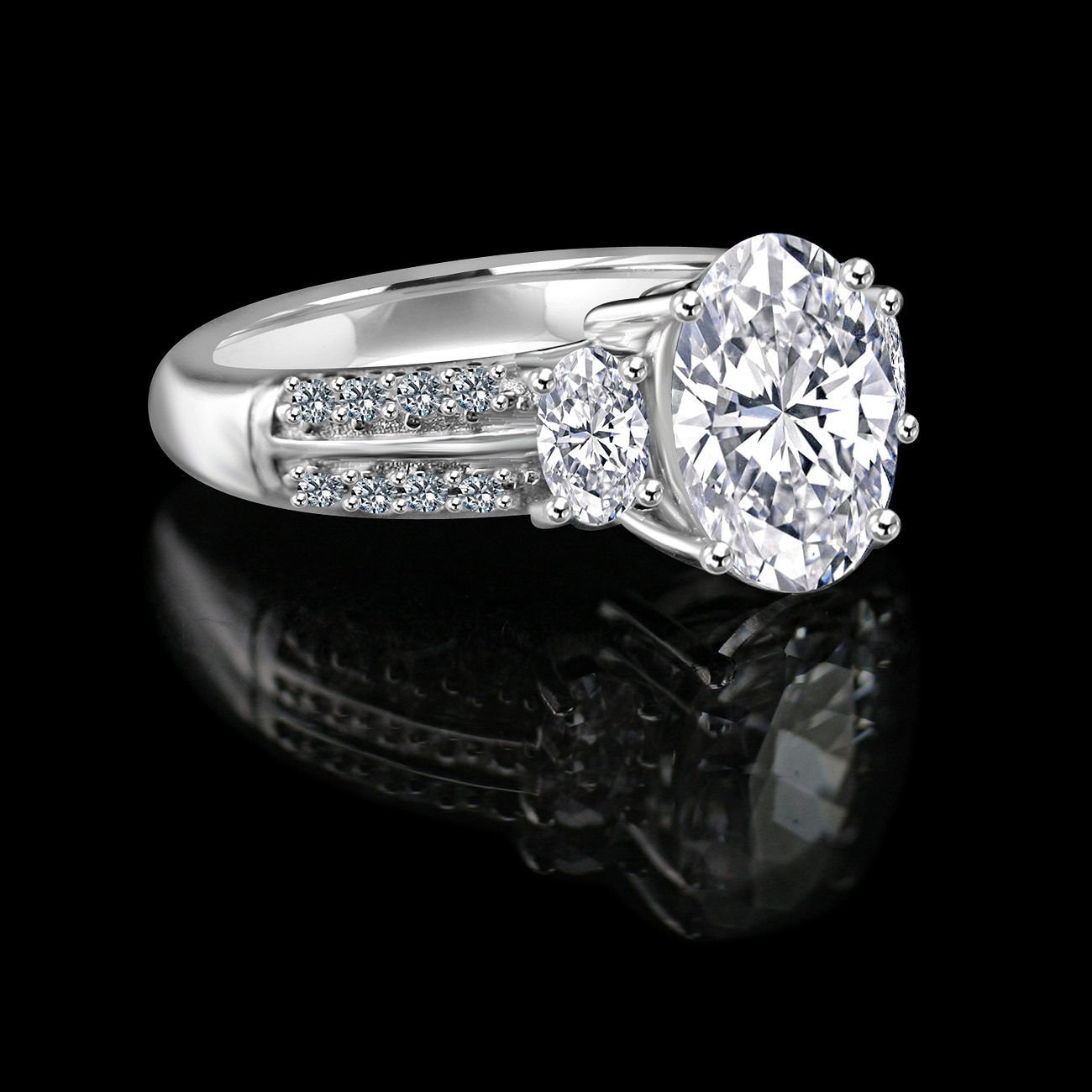 Diamond Veneer simulated diamonds affordable wedding jewelry