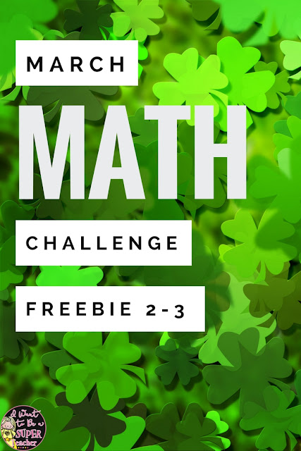 Two FREE math activities for 2nd and 3rd grade kids teachers can use during the month of March! These free printables are perfect for math centers, morning work, homework, or number talks. Includes a St. Patrick's Day math challenge & March Madness math brainteaser for students. Fun for kids and NO PREP for teachers. Just print and go! Click for the free download. #free #math #education #secondgrade #thirdgrade #stpatricksday #marchmadness