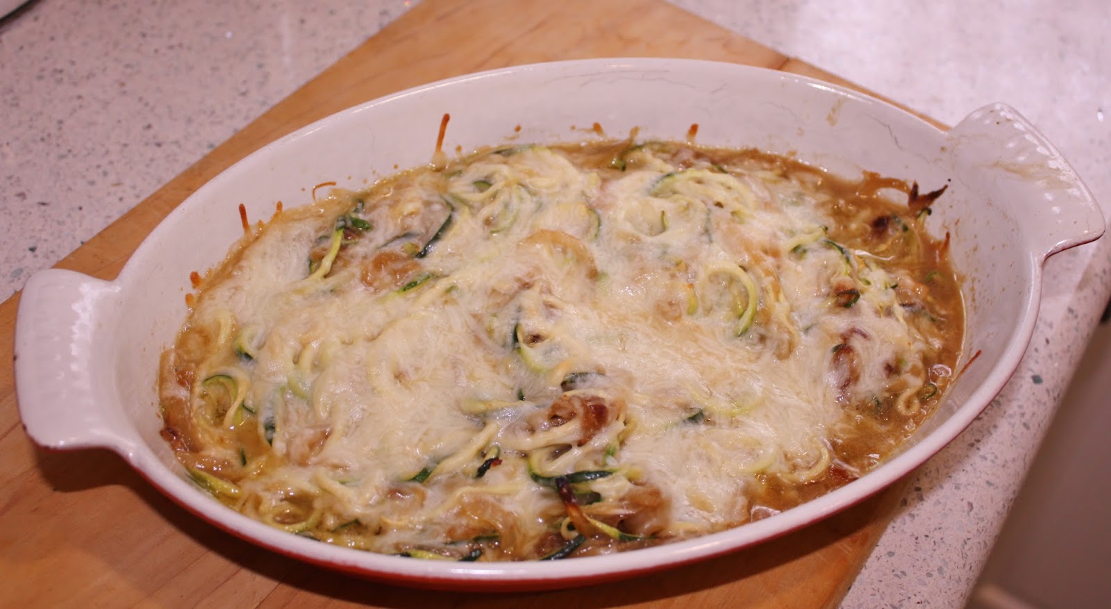 Best of Long Island and Central Florida French Onion Zoodle Bake