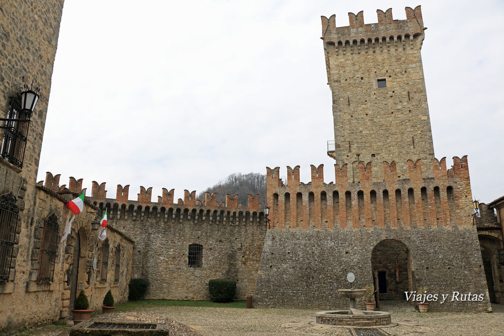 Castillo de Vigoleno, Piacenza, Italia