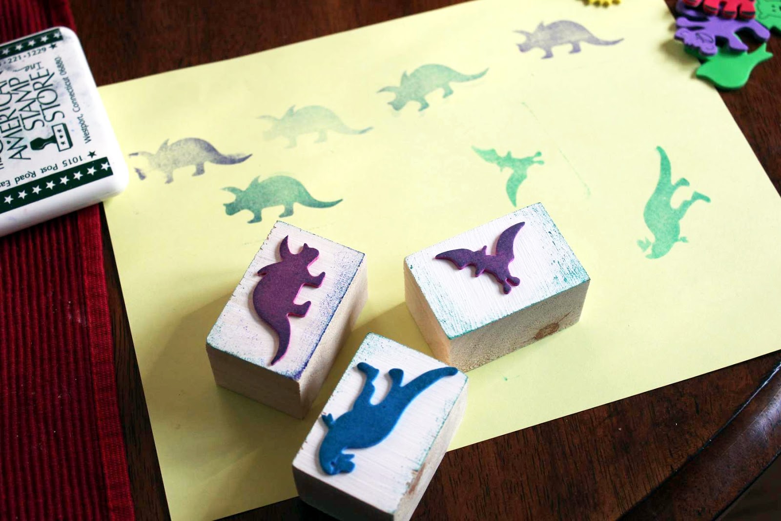 DIY Foam Sticker Stamps momgineer