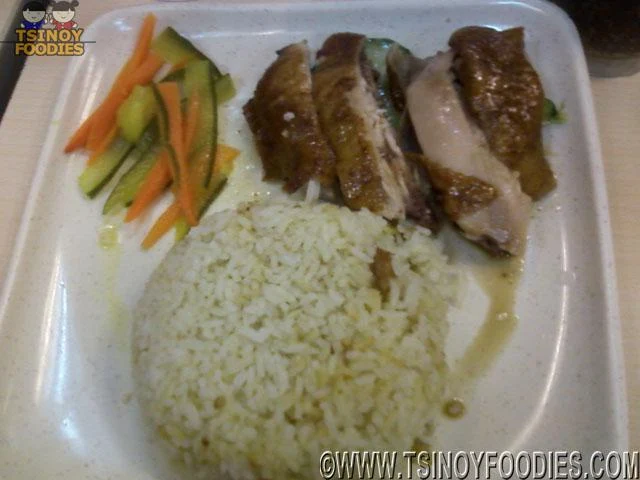 hainanese chicken roast meal