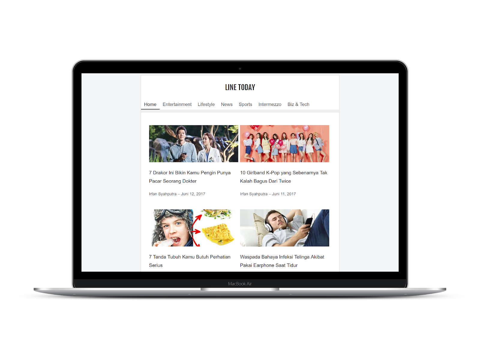 Line Today Blogger Template