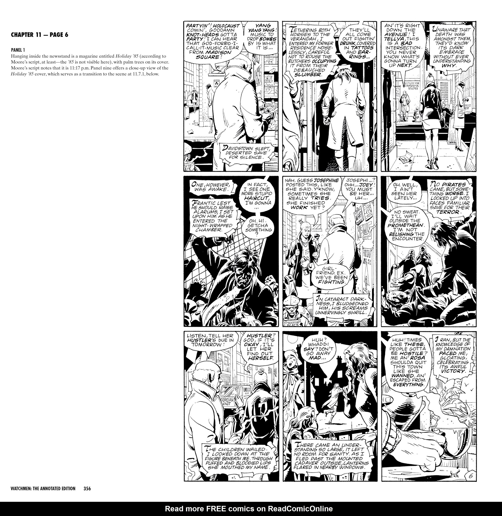 Read online Watchmen: The Annotated Edition comic -  Issue # TPB - 356