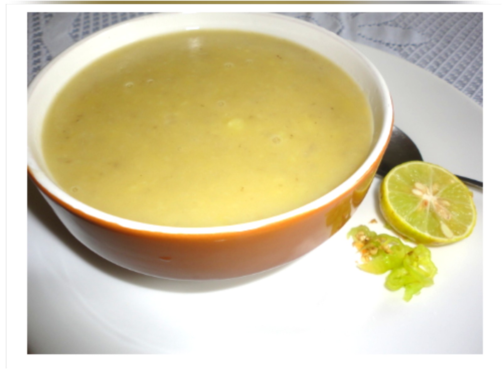 MTORI RECIPE BANANA SOUP