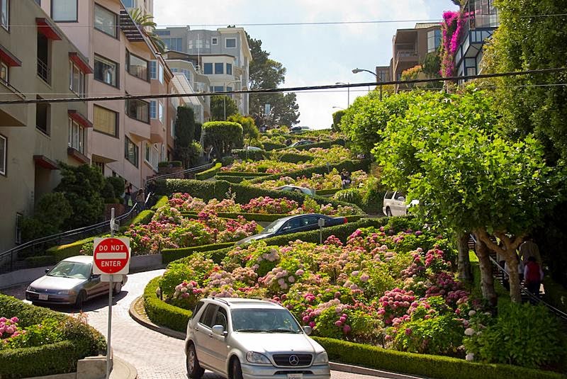 Lombard Street, San Francisco The Most Curviest Road in the World