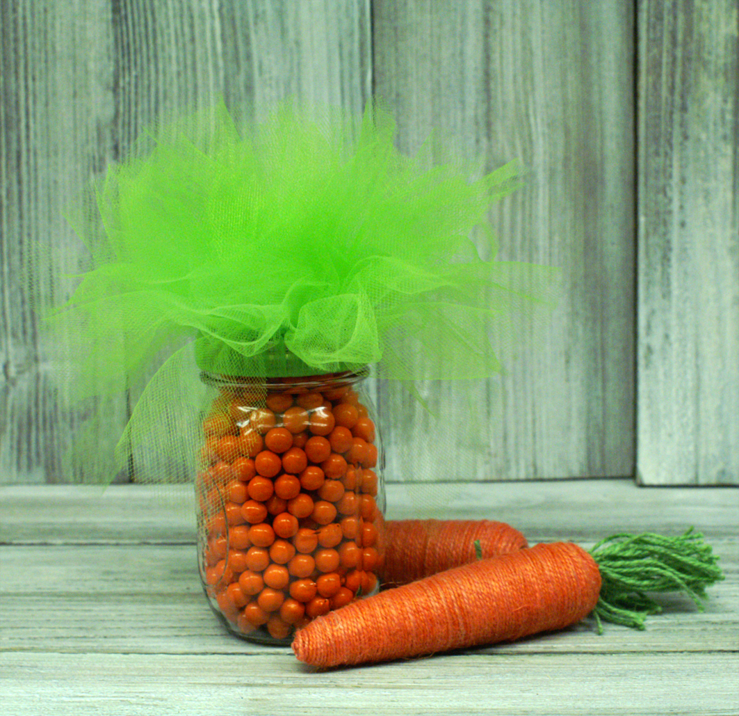 Ben Franklin Crafts and Frame Shop DIY Mason Jar Carrot for Easter