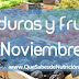 Verduras y frutas del mes: Noviembre