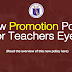 New Promotion Policy for Teachers Eyed