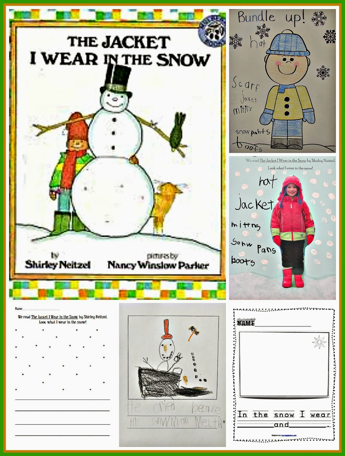 Lesson plans for the book the jacket i wear in the snow