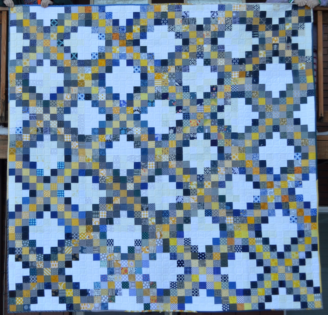 Free Irish Chain Quilt Block Pattern Giveaway Seams And Scissors