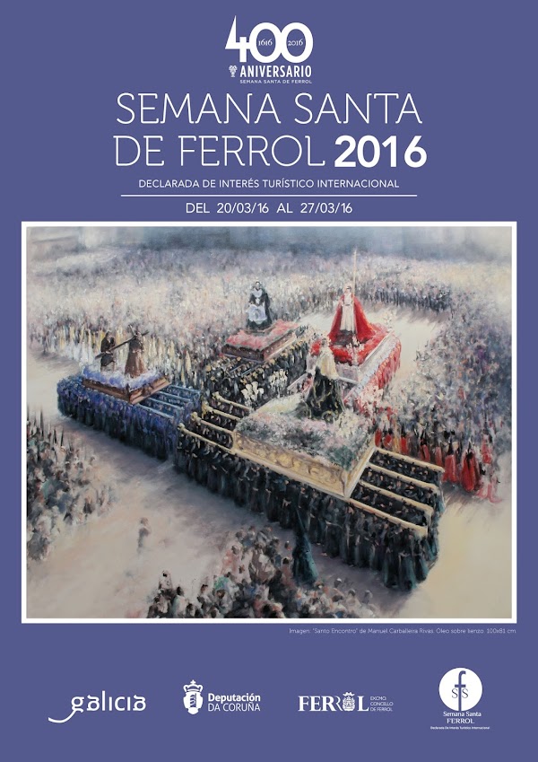 Horarios e Itinerarios Semana Santa Ferrol (La Coruña) 2016