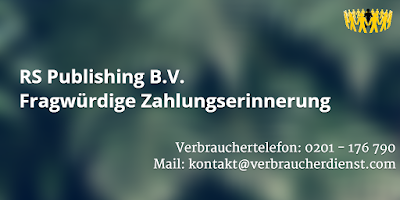 Überfällige Zahlungserinnerung | RS Publishing B.V.