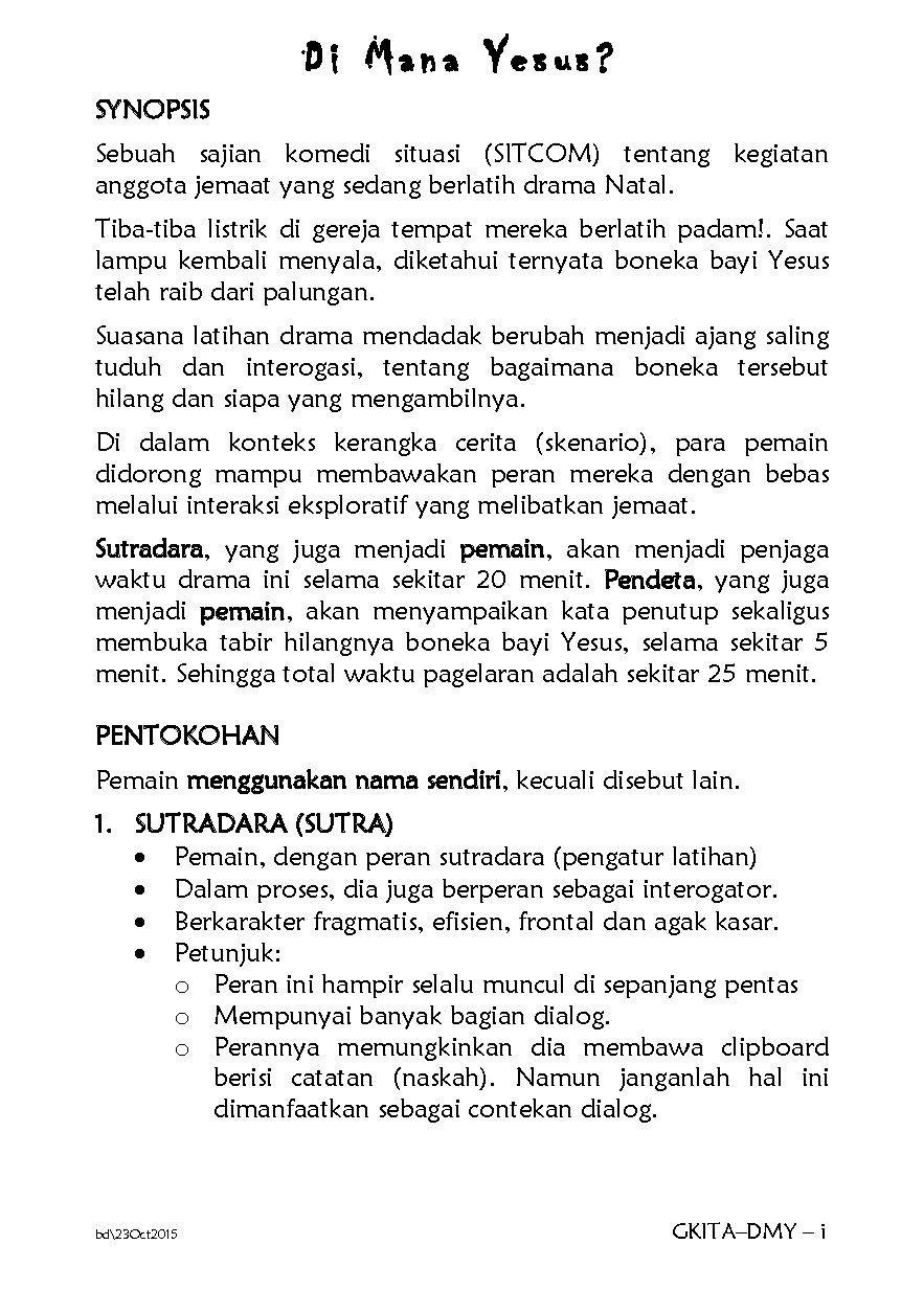 20+ Koleski Terbaru Contoh Naskah Drama Natal Anak Sekolah