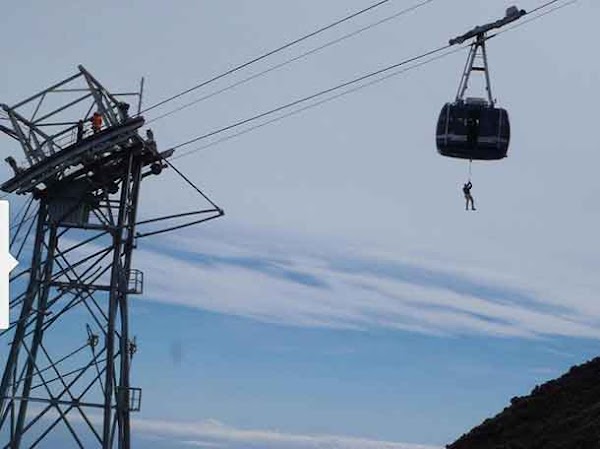 Rescate en el Teleférico del Teide Rescate en el Teleférico del Teide