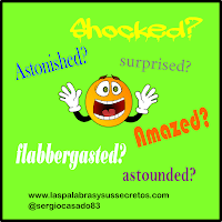 Diferencia entre surprised, amazed, astonished, shocked y stunned Diferencia entre surprised, amazed, astonished, shocked y stunned, inglés, aprender inglés, curso de inglés, dudas del inglés, palabras confusas en inglés