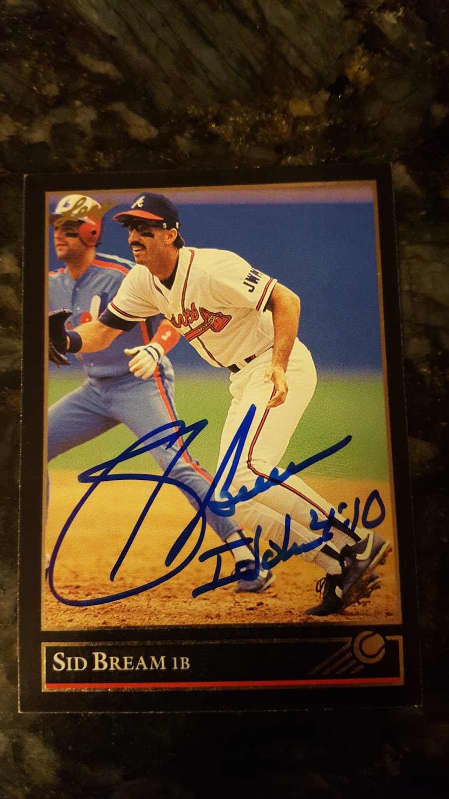 Autograph Through The Mail Athletes Sid Bream