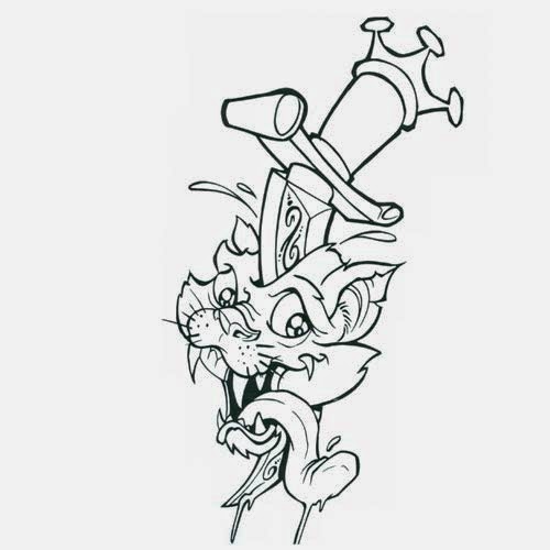 Download Now 3000++ Tattoo Collections !!: Cat Tattoos