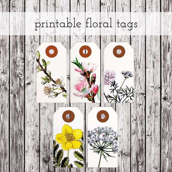 Printable Floral Tags And Labels From Packagery Sweet Tidings Printable Floral Tags And Labels From Packagery Sweet Tidings